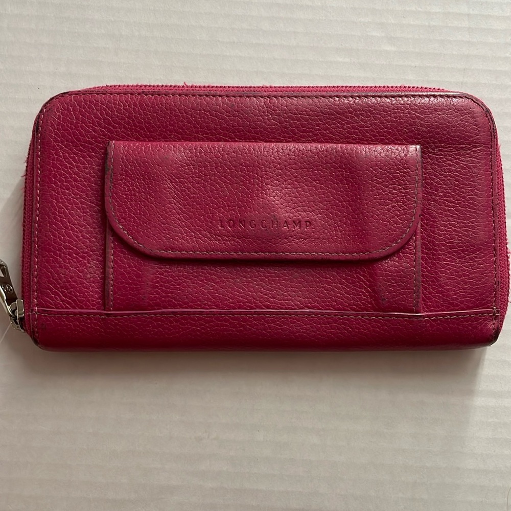 Longchamp Pink Long Wallet